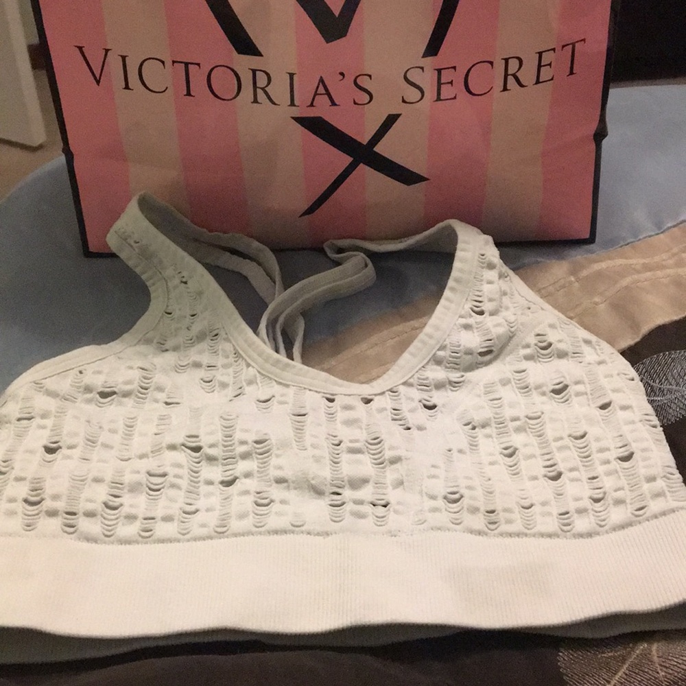 Victoria Sport Small White Sports Bra